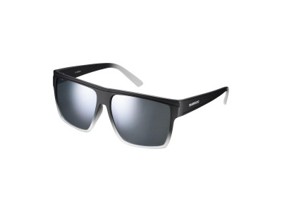 Shimano SQUARE Brille schwarz-weiß rauch