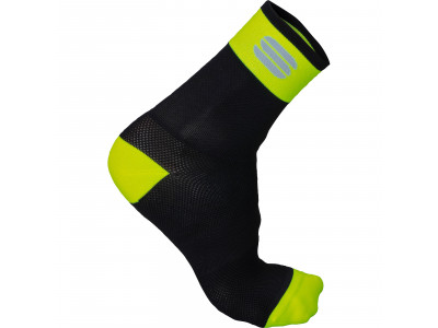 Sportful BodyFit Pro 12 socks black/fluo yellow