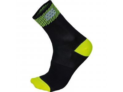 Sportful BodyFit Pro 12 ponožky černé/fluo žluté
