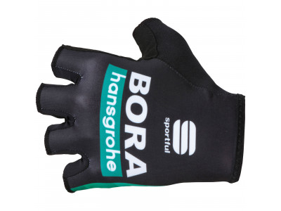 Krótkie rękawiczki Sportful RACE TEAM BORA-hansgrohe w kolorze czarnym