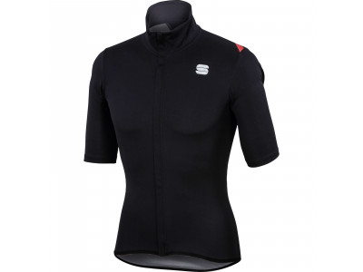 Czarna koszulka rowerowa z krótkim rękawem Sportful Fiandre Light NoRain