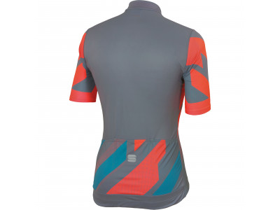 Sportful Volt cyklistický dres šedý/modrý/korálový