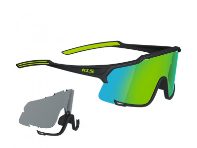 Okulary Kellys DICE PHOTOCHROMIC, czarno-limonkowe
