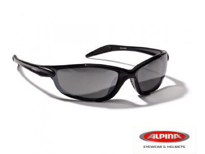 Alpina glasses Tri Lines black matte