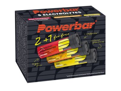 PowerBar 5 Elektrolytes Sportgtränk, 10 Tabletten, mix von Geschmäcken, 2+1 kostenlos
