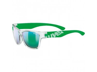 Uvex Sportstyle 508 okuliare detské Clear Green/Green Mirror