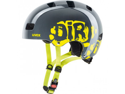 Uvex children&amp;#39;s cycling helmet dirtbike 3 grey-lime