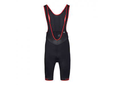 Lapierre nohavice elastické s trakmi, Supreme krátke - čierne/červené, model 2018