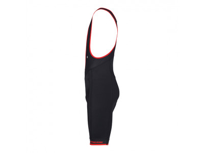 Lapierre nohavice elastické s trakmi, Supreme krátke - čierne/červené, model 2018