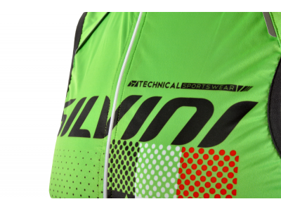 Męska kamizelka rowerowa SILVINI Team MJ818 w kolorze zielonym