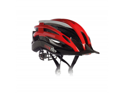 rh+ Z2in1 helmet, gloss red/gloss white/gloss black