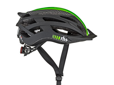 rh+ helmet Z2in1, matt carbon/gloss green fluo/matt black