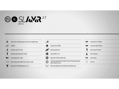 GHOST SL AMR 2.7 Titanium Grey / Iridium Silver / Paladiu Silver, model 2019