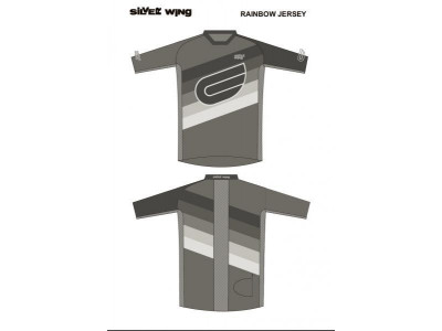 Silver Wing RAINBOW MTB dres, šedá
