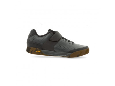 Pantofi de sport Giro Chamber II, negru/gri închis/maro gumă