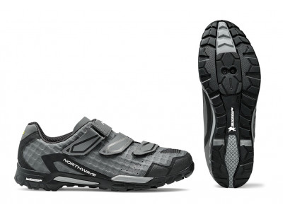 Męskie buty rowerowe Northwave Outcross w kolorze antracytowym/czarnym
