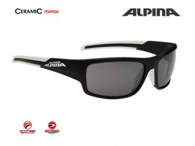 Okulary rowerowe ALPINA TEstido czarno-białe matowe