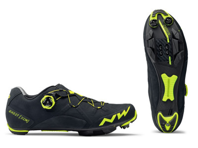 Northwave Ghost XCM men &#39;s shoes black / Fluo yellow