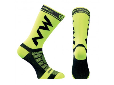 Northwave Extreme Air pánske cyklo ponožky žlté Fluo / čierne