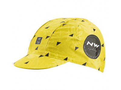 Northwave Cap Rough Line cycling cap yellow