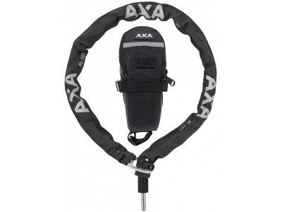 AXA Plugin RLC Plugin Łańcuch do zamka 100/5,5 mm + torba pod siedzenie