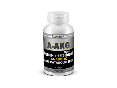 Kompava Arginín A-AKG 450 mg/120 kps