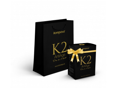 Kompava K2 Anti Age Day &amp; Night Day 120 kps /410 mg, Night 60 kps /450 mg
