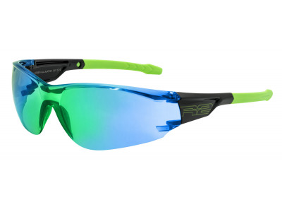 R2 Alligator glasses black / green gloss