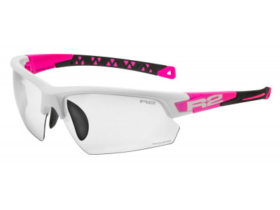 R2 Evo glasses white/pink/gloss black/photochromic lenses