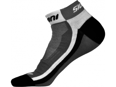 SILVINI Plima socks, black/grey