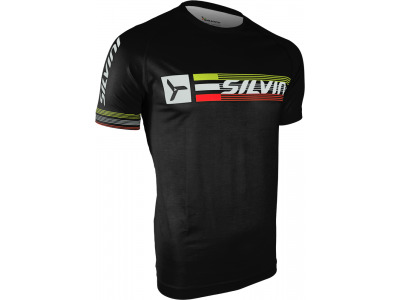 T-shirt męski SILVINI Promo w kolorze czarnym