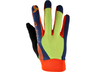 SILVINI Cervo Kinderhandschuhe lang marine/orange