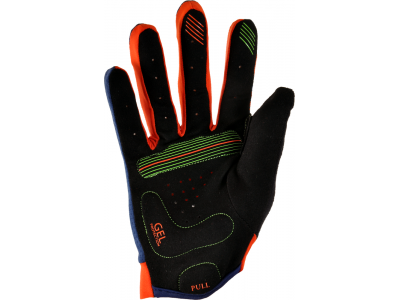 SILVINI Cervo Kinderhandschuhe lang marine/orange