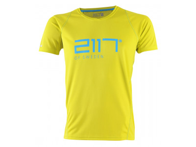 2117 firmy Szwecja TUN T-shirt męski w kolorze żółtym