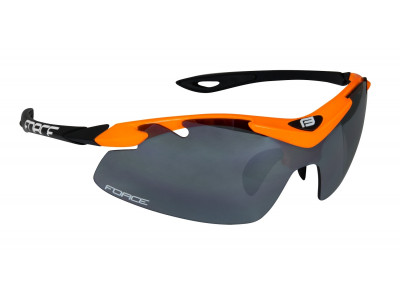FORCE Duke okuliare oranžové/čierne laser sklá