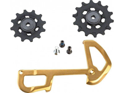 Sram XX1 Eagle pulleys and inner guide for gold derailleur