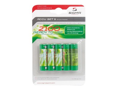 SIGMA rechargeable pencil batteries 5 pcs