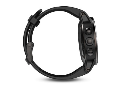 Garmin fénix 5S Sapphire hodinky Grey, Black band