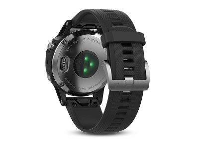 Garmin fénix 5 Silver, Black band