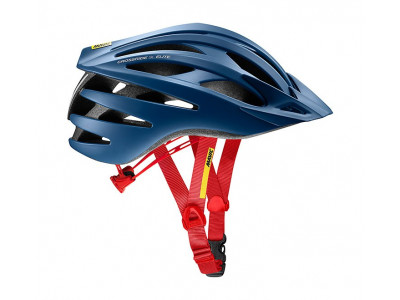 Mavic Crossride SL Elite helmet true blue/fire red 2018