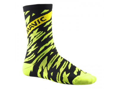 Mavic Deemax Pro high socks safety yellow/black 2018