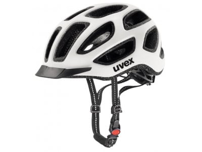 uvex City E helmet white-black mat