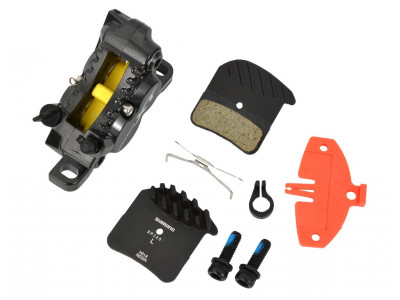 Shimano brake caliper. XT M8020 hydraulic Post Mount + plates H01A