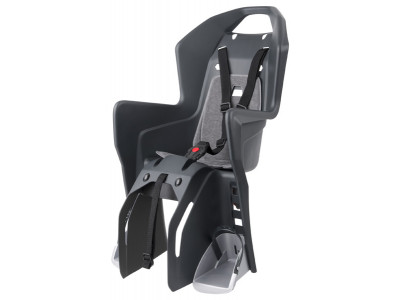 Polisport Koolah detská sedačka na nosič čierno-šedá