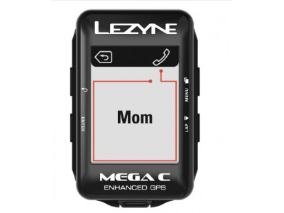 Lezyne cycling navigation MEGA Color GPS HRSC with chest strap and speed/cadence sensor