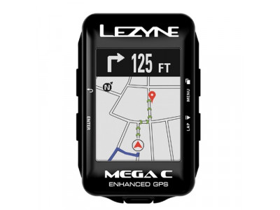 Lezyne cyklonavigácia MEGA Color GPS HRSC s hrudným pásom a snímačom rýchlosti/kadencie