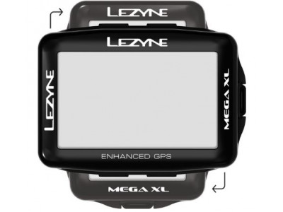 Navigație Lezyne Mega XL GPS Loaded Box negru