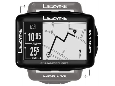 Lezyne Mega XL GPS Loaded Box navigációs fekete
