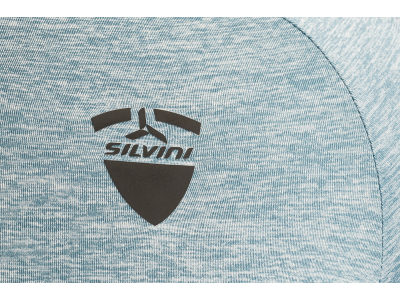SILVINI Autorska koszulka rowerowa męska z krótkim rękawem pomegranateowa/chmurka