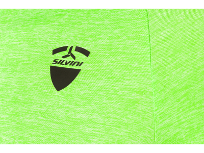 SILVINI Autorska koszulka rowerowa męska z krótkim rękawem w kolorze zielonym